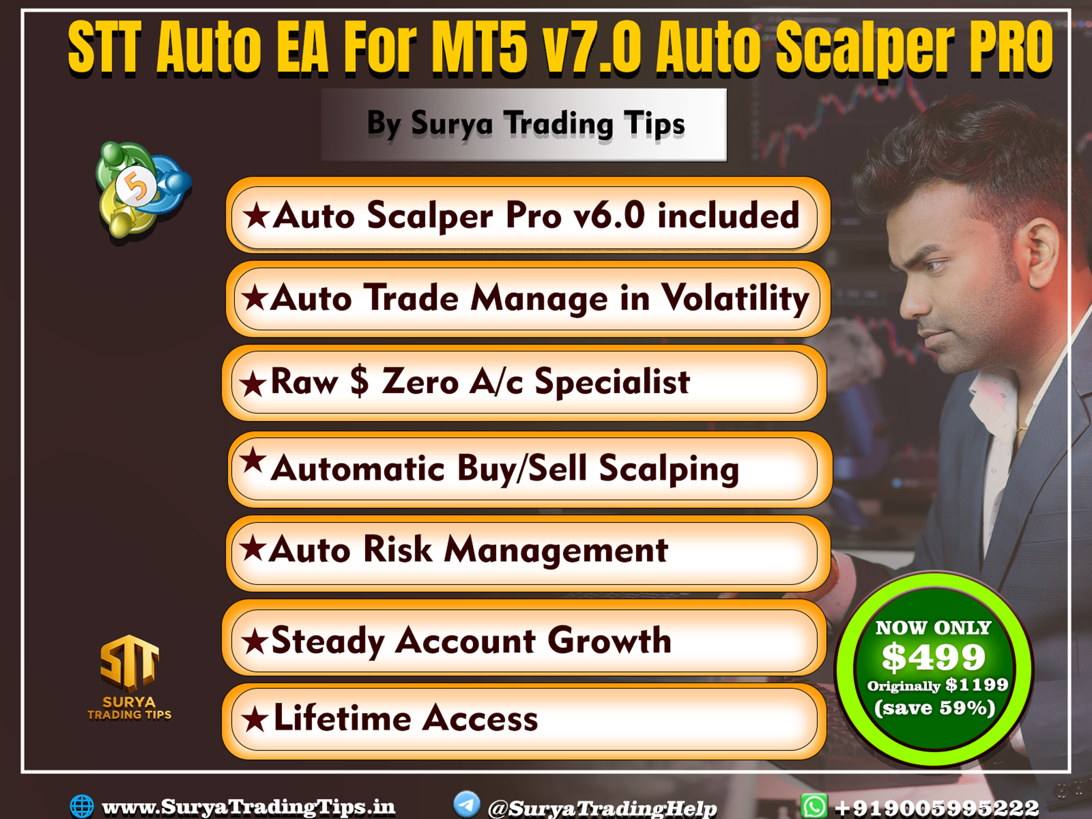 STT Auto EA For MT5 v6.0 – Auto Scalper